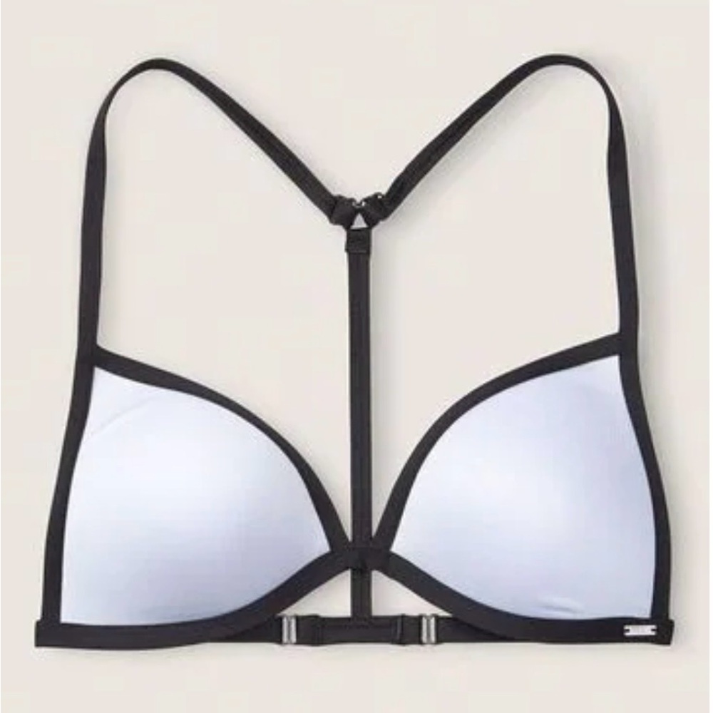 Pre-loved🖤🤍VICTORIA'S SECRET TRIANGLE push up BIKINI TOP